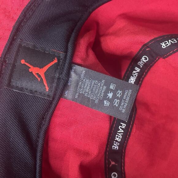 Jordan Jumpman Bucket Hat With Drawstring L/XL Red Black Streetwear EUC Rare - Picture 6 of 8